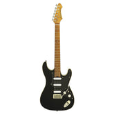 Aria 714-DG Fullerton Tribute Collection Electric Guitar in Black